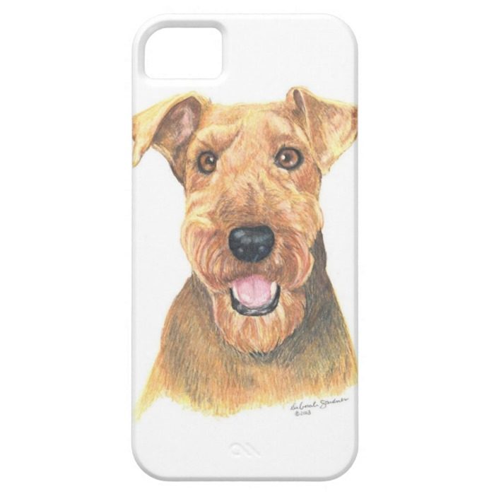 Airedale Terrier Art iPhone SE/5/5s Case