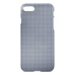 Alice Blue Houndstooth in English Country Garden iPhone 7 Case