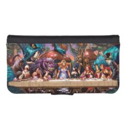 Alice In Wonderland #6 Last Supper Tea Party iPhone SE/5/5s Wallet