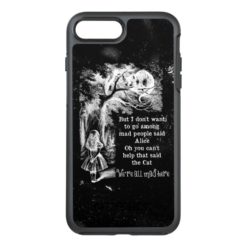 Alice in Wonderland; Cheshire Cat with Alice OtterBox Symmetry iPhone 7 Plus Case
