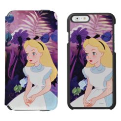 Alice in Wonderland Garden Flowers Film Still iPhone 6/6s Wallet Case