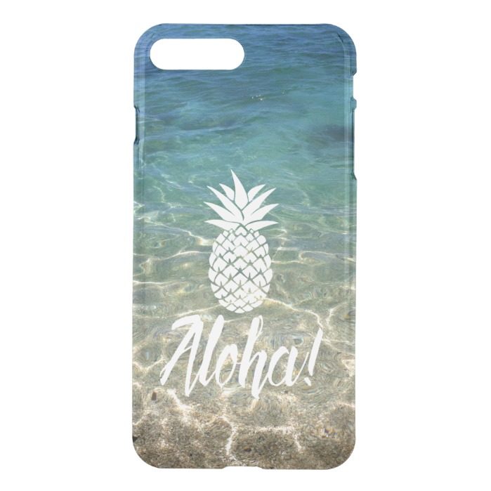 Aloha Pineapple Tropical Beach iPhone 7 Plus Case
