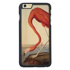American Flamingo Carved Maple iPhone 6 Plus Case