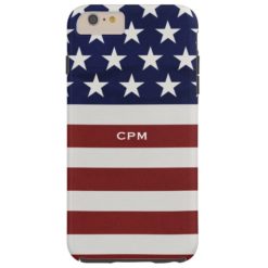 American USA Flag Patriotic July 4th Custom Tough iPhone 6 Plus Case