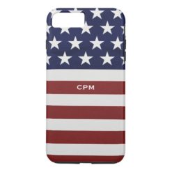 American USA Flag Patriotic July 4th Custom iPhone 7 Plus Case