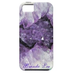 Amethyst Geode 3D iPhone 5 case Personalize