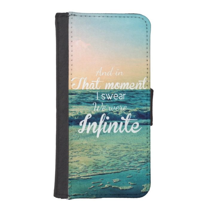 And in that moment I swear we were infinite. iPhone SE/5/5s Wallet Case