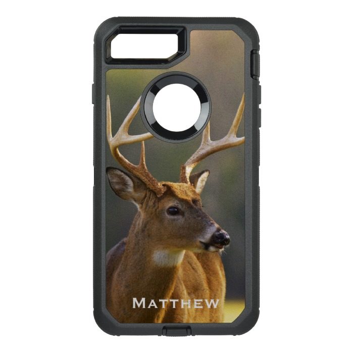 Animal Wild 8 Point Whitetail Buck OtterBox Defender iPhone 7 Plus Case
