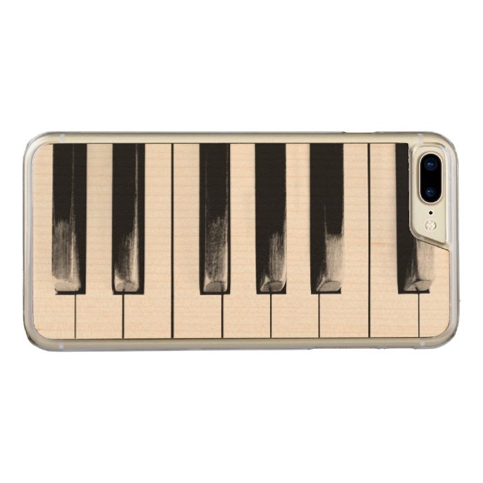 Antique Piano Keys Carved iPhone 7 Plus Case