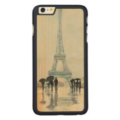 April in Paris Carved Maple iPhone 6 Plus Case