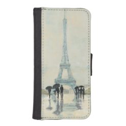 April in Paris iPhone SE/5/5s Wallet