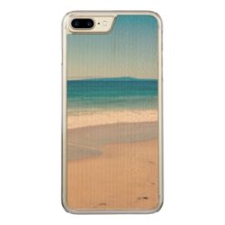 Aqua Beach in California Carved iPhone 7 Plus Case