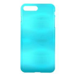 Aqua Blue Solid Pattern iPhone Plus Case
