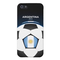 Argentina Flag Football Soccer Team Fans Brazil Cover For iPhone SE/5/5s