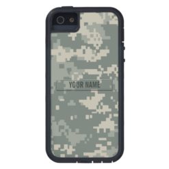 Army ACU Camouflage Customizable Case For iPhone SE/5/5s