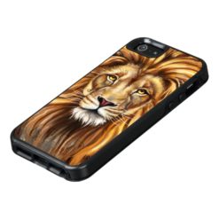 Artistic Lion Face OtterBox iPhone SE Case