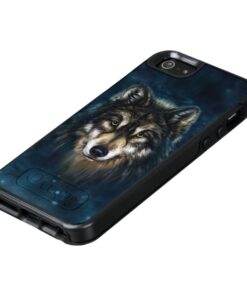 Artistic Wolf Face OtterBox iPhone SE Case