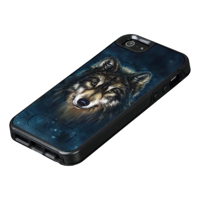 Artistic Wolf Face OtterBox iPhone SE Case