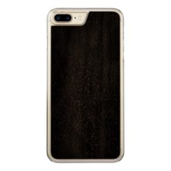 Astronomy Black Outer Space Astronomical Wood Carved iPhone 7 Plus Case