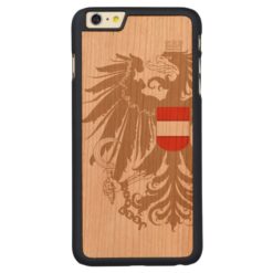 Austrian Eagle Vintage Carved Cherry iPhone 6 Plus Slim Case