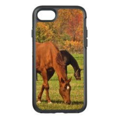 Autumn Brown Horses OtterBox Symmetry iPhone 7 Case