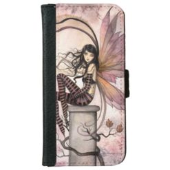 Autumn Fairy Fantasy Art Illustration Wallet Phone Case For iPhone 6/6s