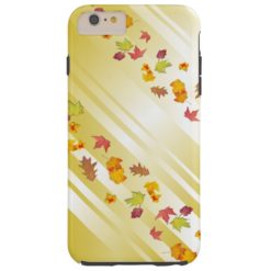 Autumn Gold Falling Leaves iPhone 6 Case
