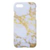 Awesome trendy modern faux gold glitter marble iPhone 7 case