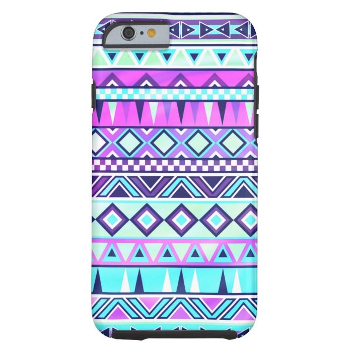 Aztec inspired pattern tough iPhone 6 case