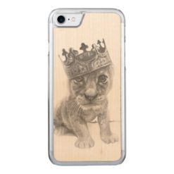 Baby lion iPhone 6 Carved iPhone 7 Case