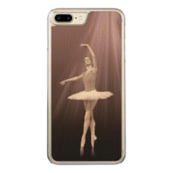 Ballerina On Pointe in Russet Tint Carved iPhone 7 Plus Case