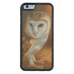 Barn Owl Carved Wooden iPhone 6/6s Bumper Case