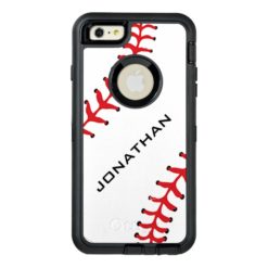Baseball Design Otter Box OtterBox Defender iPhone Case