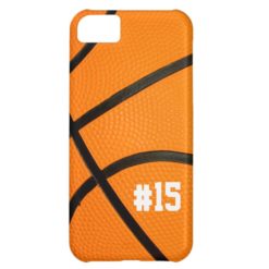 Basketball Texture Personalized # iPhone5 case