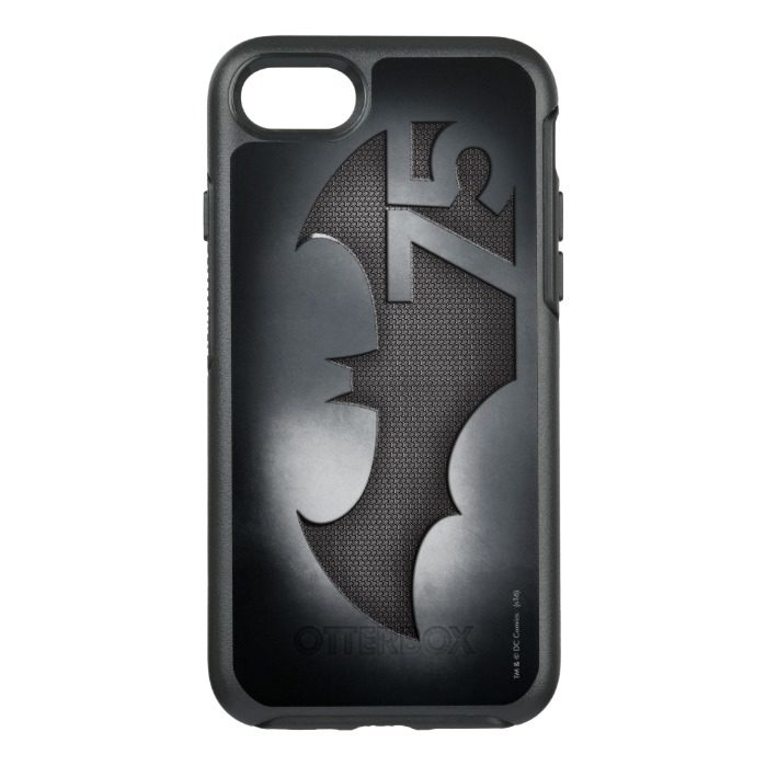 Batman 75 - Metal Grid OtterBox Symmetry iPhone 7 Case