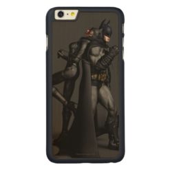 Batman Arkham City | Batman and Catwoman Carved Maple iPhone 6 Plus Case