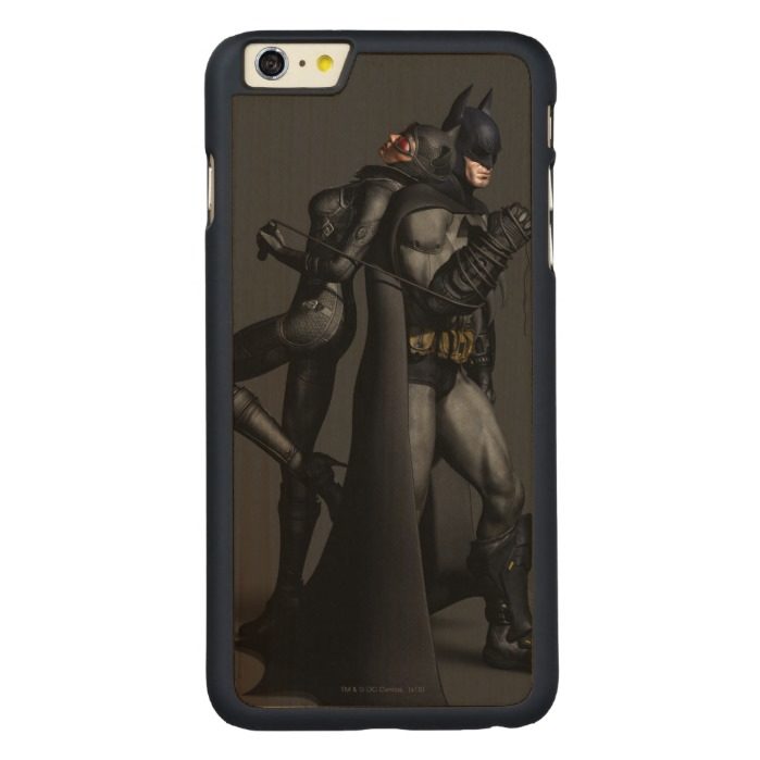 Batman Arkham City | Batman and Catwoman Carved Maple iPhone 6 Plus Case
