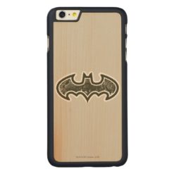 Batman Symbol | Nouveau Logo Carved Maple iPhone 6 Plus Slim Case