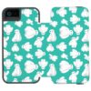 Baymax Green Classic Pattern Wallet Case For iPhone SE/5/5s