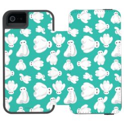 Baymax Green Classic Pattern Wallet Case For iPhone SE/5/5s
