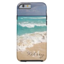 Beach Water Coastal Sand Tough iPhone 6 Case
