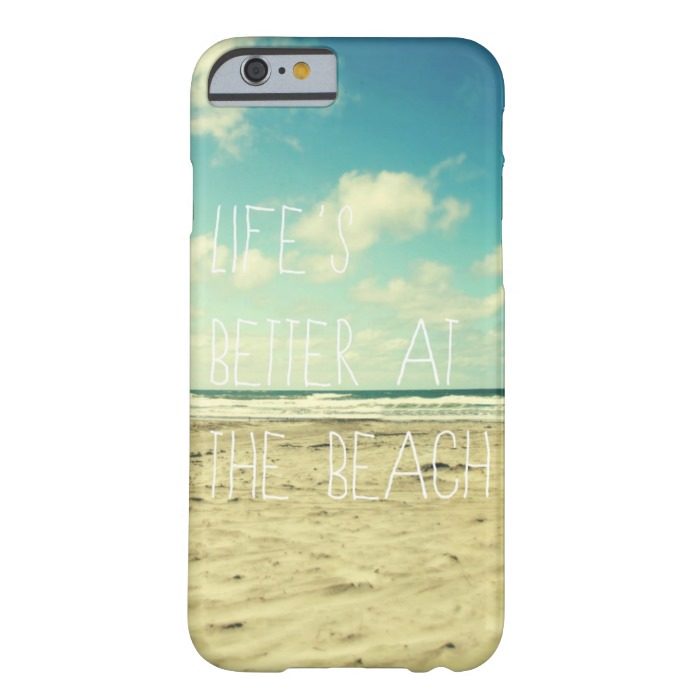 Beach iPhone 6 case ocean typography