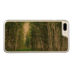 Beautiful Birch Tree Forest Carved iPhone 7 Plus Case