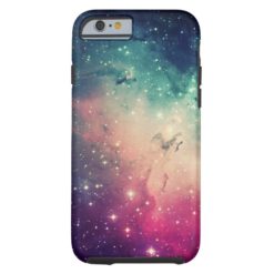 Beautiful Cool Colorful Hipster Nebula Stars Photo Tough iPhone 6 Case