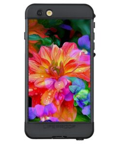 Beautiful colorful floral LifeProof iPhone 6s plus case
