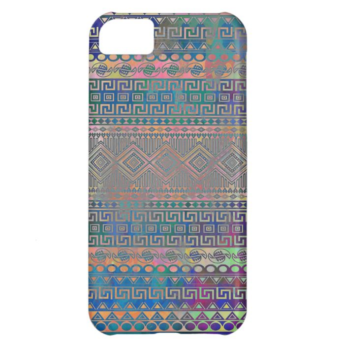 Beautiful cool colourful Aztec geometric pattern iPhone 5C Cover