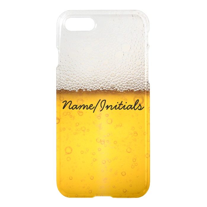 Beer Bubbles Close-Up Funny Drinking Name iPhone 7 Case