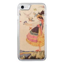 Bird Lady Carved iPhone 7 Case