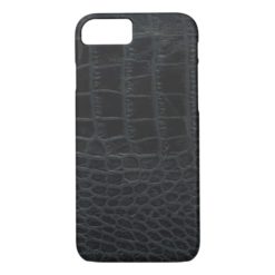 Black Alligator Skin iPhone 7 case