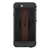 Black & Brown Stitched Leather Stripes LifeProof iPhone 6s Case